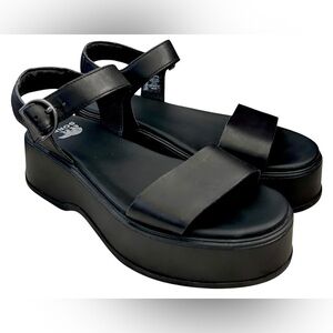 Sorel Dayspring Ankle Strap Platform Sandals SZ 8